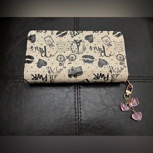 Chic Parisian Print Wallet